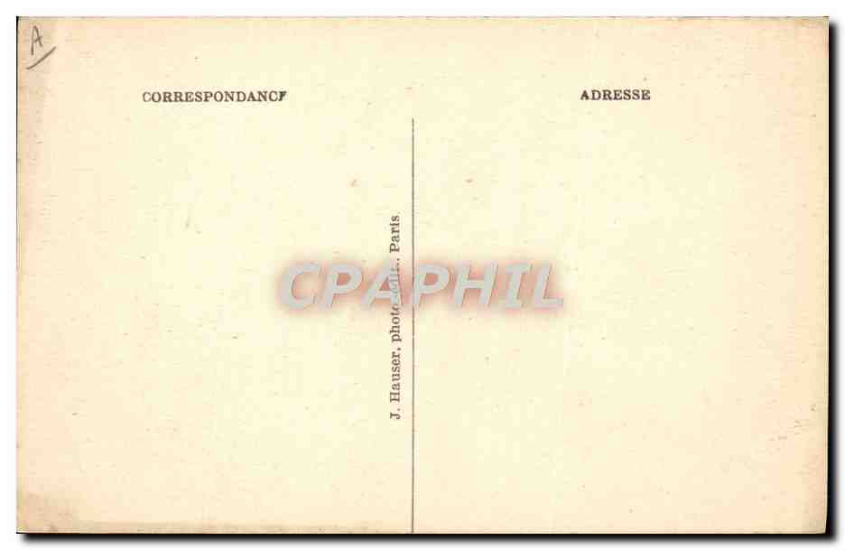 Panthere Felis Pardus — Jardin des Plantes — J. H. — Reverso
