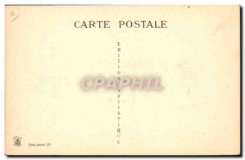 CPA Fantaisie Illustrateur Femme — Rückseite