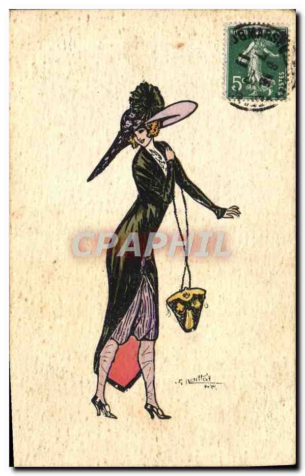 CPA Fantaisie Illustrateur Femme