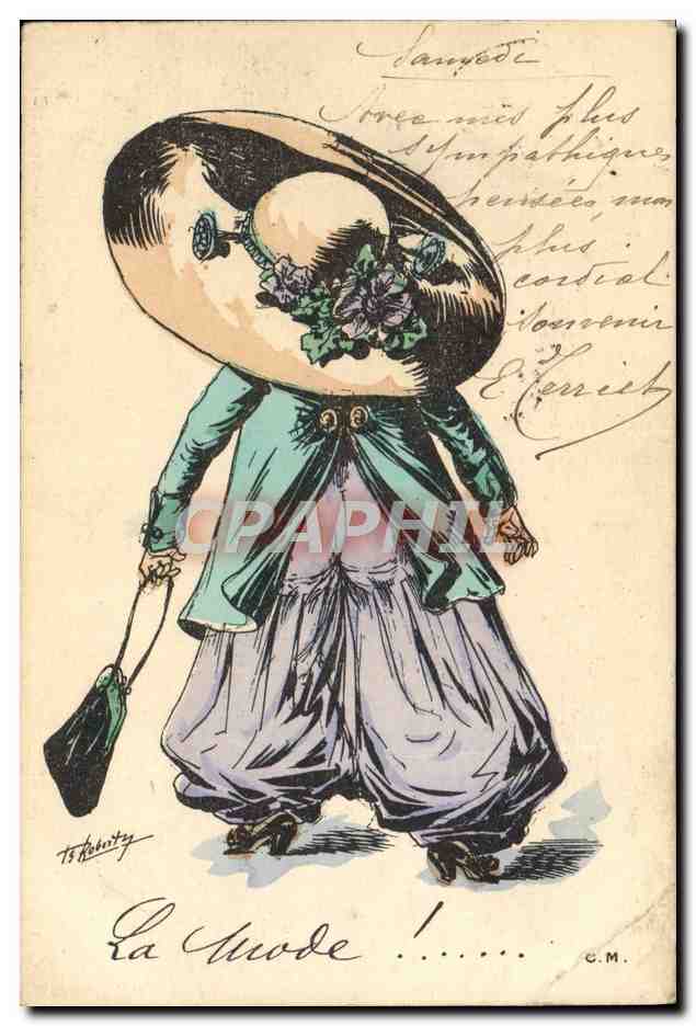 CPA Fantaisie Illustrateur Roberty La mode
