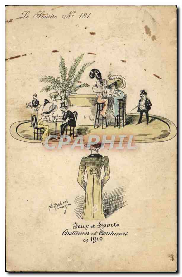 Jeux et Sports — Costumes et Costumes en 1910 — Le Sourire N° 181