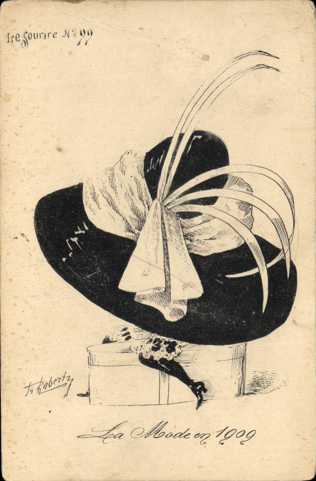 CPA Fantaisie Illustrateur Roberty La mode 1909