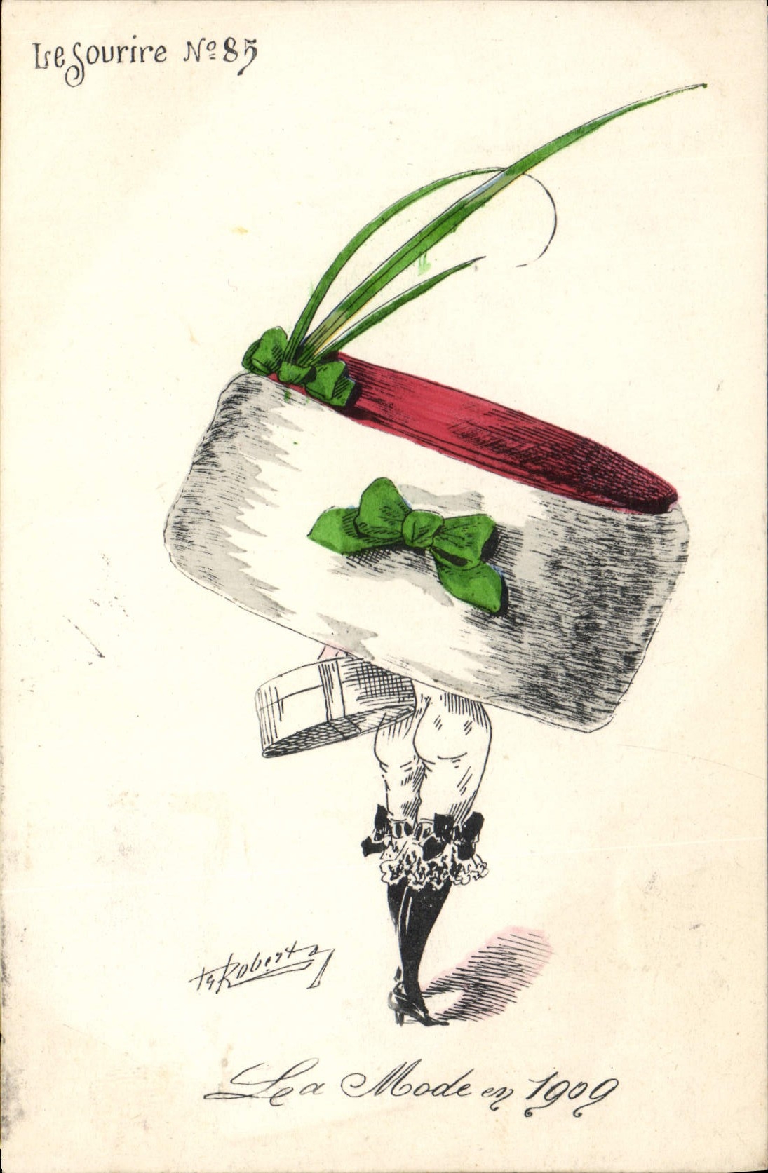 CPA Fantaisie Illustrateur Roberty Femme La mode 1909