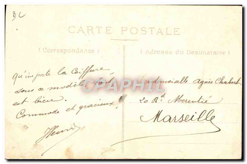 CPA Fantaisie Illustrateur Roberty La mode 1909 Chapeau — Rückseite