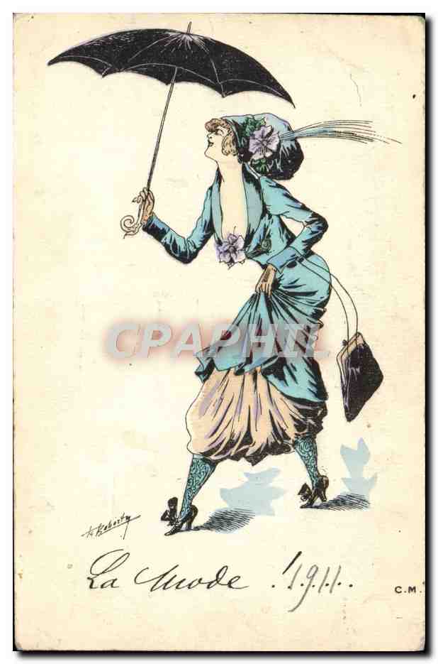 CPA Fantaisie Illustrateur Roberty La mode 1911