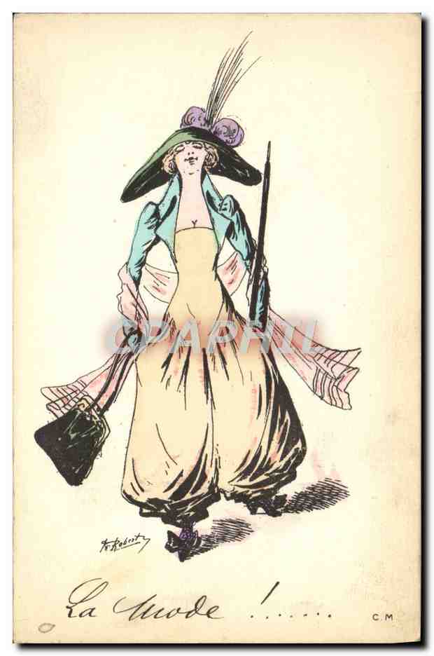 CPA Fantaisie Illustrateur Roberty La mode Femme