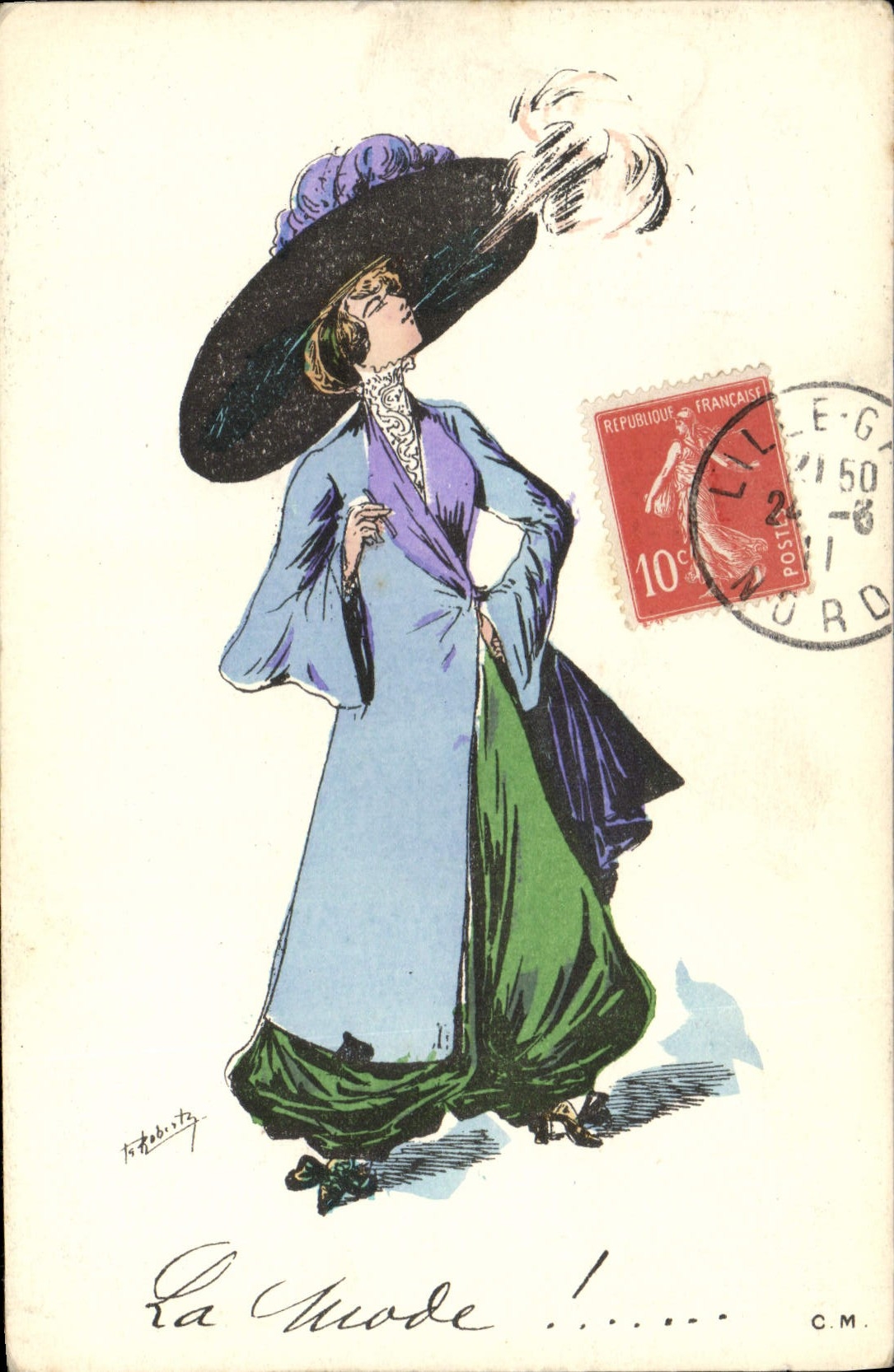 CPA Fantaisie Illustrateur Roberty Femme La mode