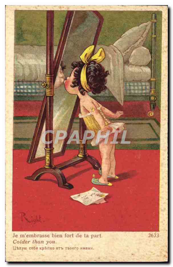 CPA Fantaisie Illustrateur Right Enfant