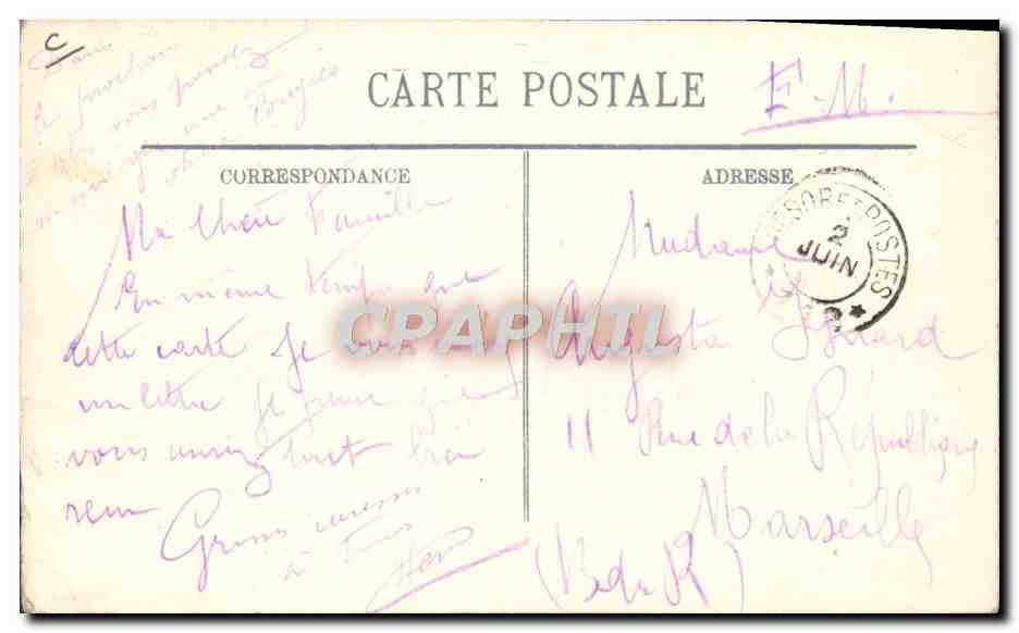 Prigionieri tedeschi diretti in Inghilterra — GUERRA 1914-1915 — LL. n°146 — Verso