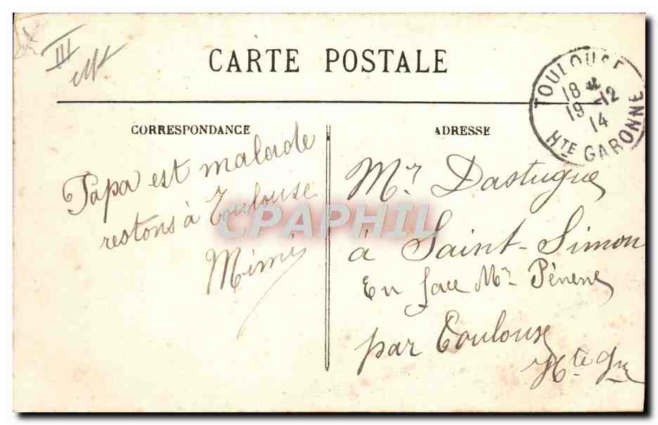 CPA Militaria Prisonniers francais en Allemagne Bleeses internes a Cologne Koln  — Verso