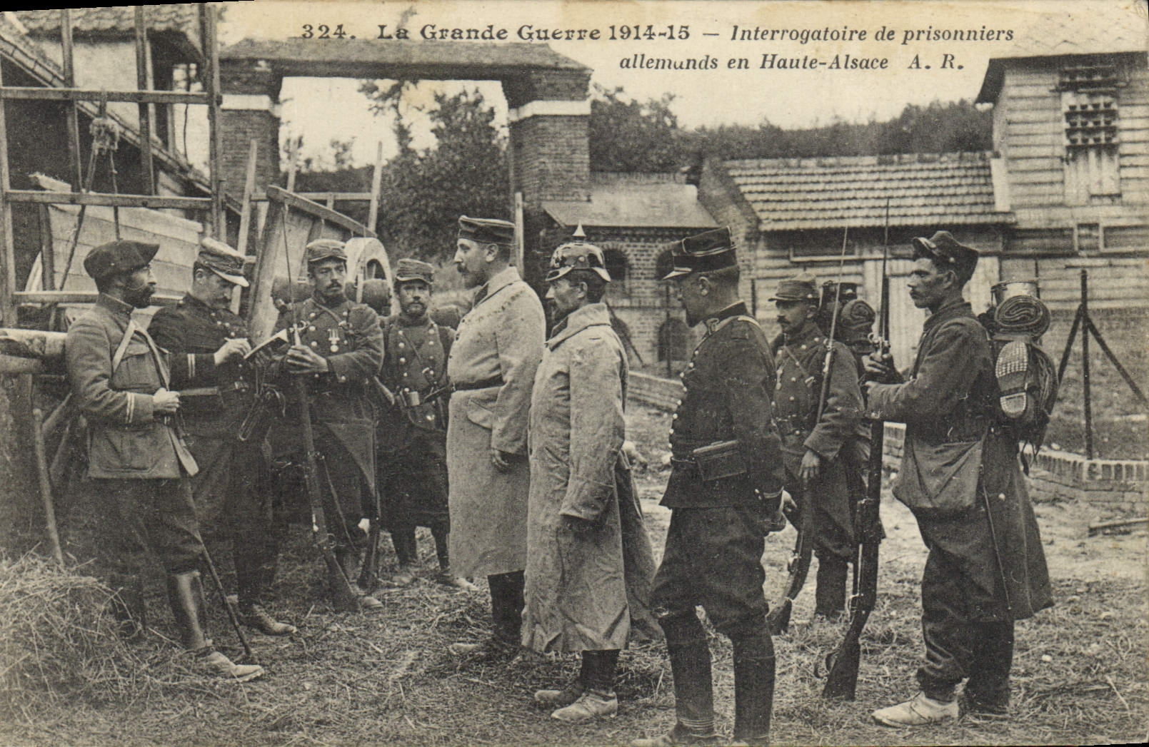 Interrogatoire de prisonniers allemands en Haute-Alsace — A.R. n°324