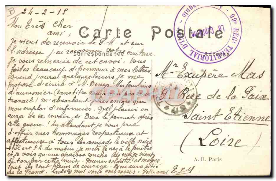 Interrogatoire de prisonniers allemands en Haute-Alsace — A.R. n°324 — Reverso