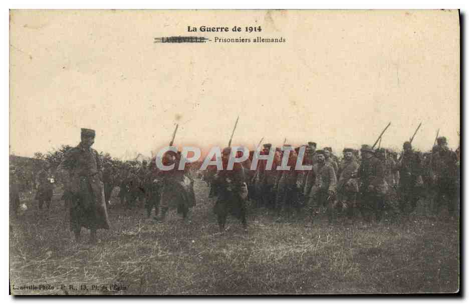 Prisonniers allemands — Léonville — Laurière Photo, D. H., 13, Pl. de Péglin