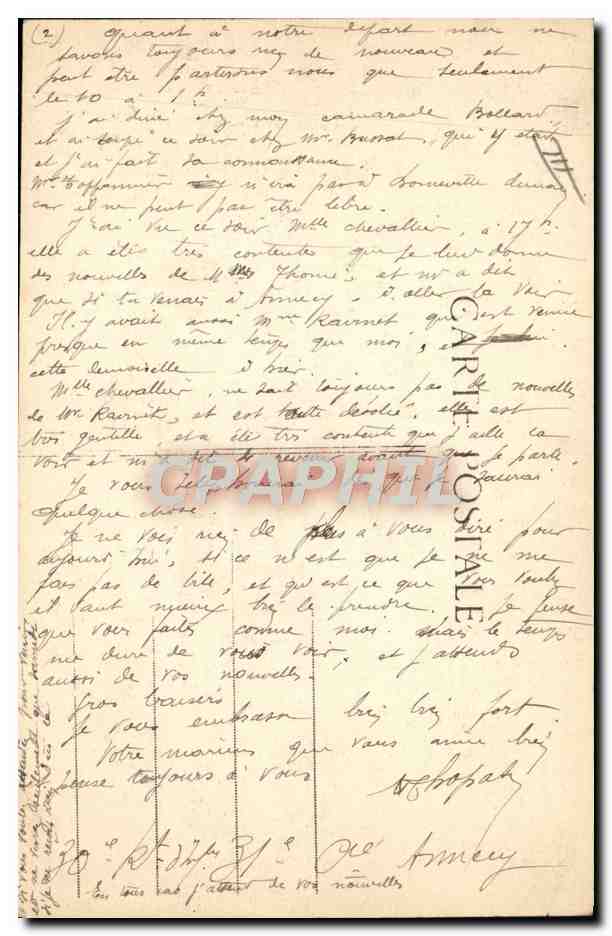 Soldats allemands pris par les Anglais — bataille de La Ferté-Gaucher — S. PARGES, La 1. — Verso