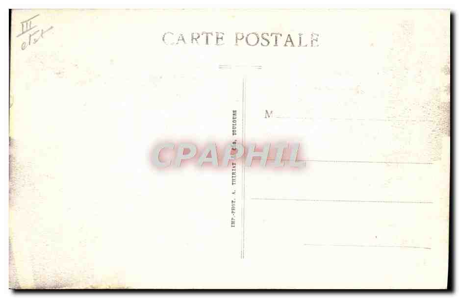 CPA Folklore Ariege Types Bethmalais Fete locale — Verso