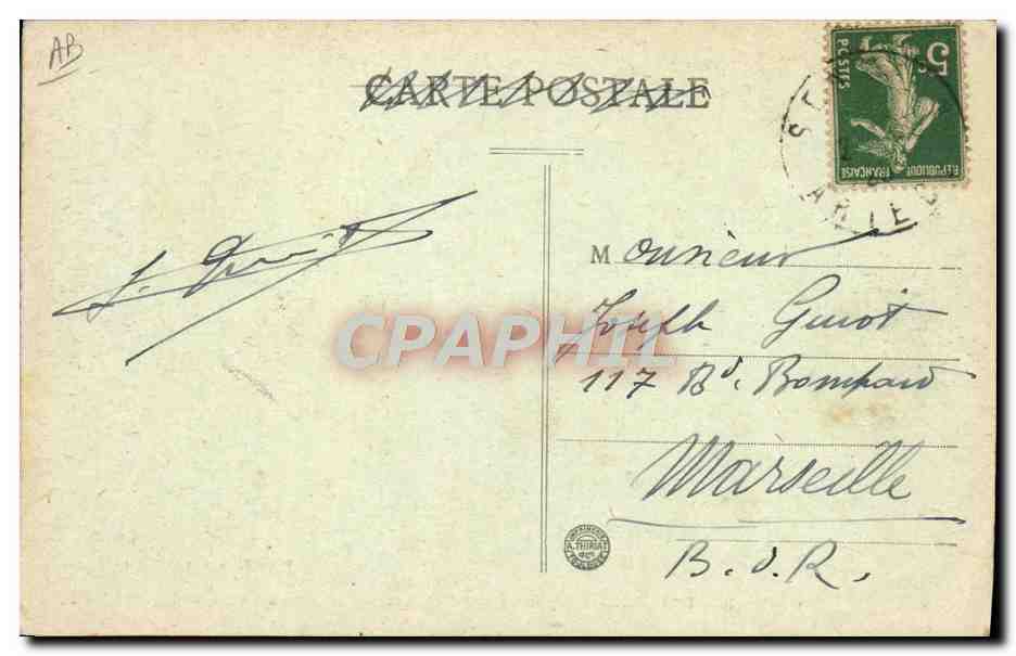 CPA Folklore Liadoures Typpes Massatois Concours de costumes a Saint Girons  — Verso