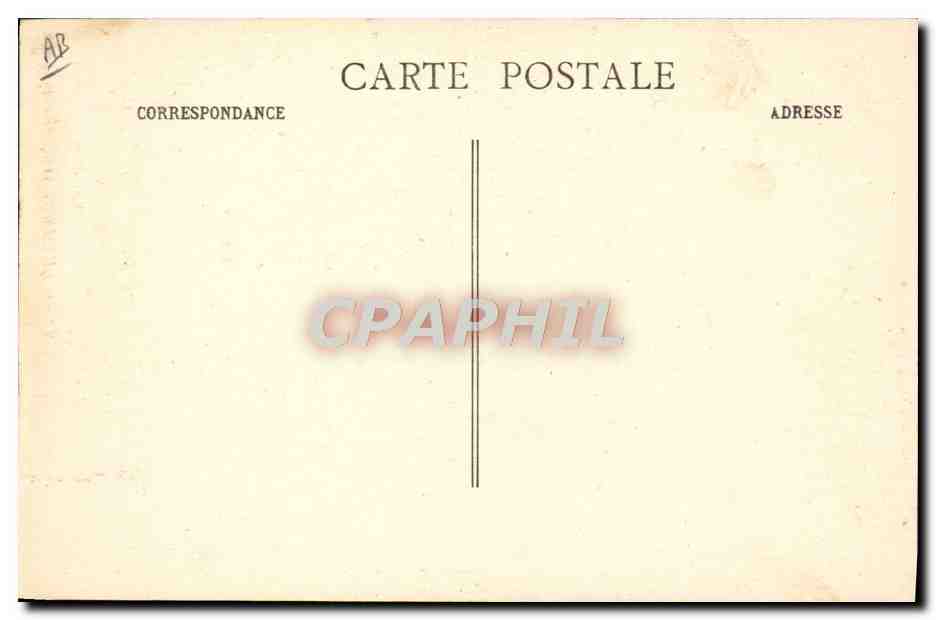 CPA Folklore Type Bethmalaise Ariege — Verso