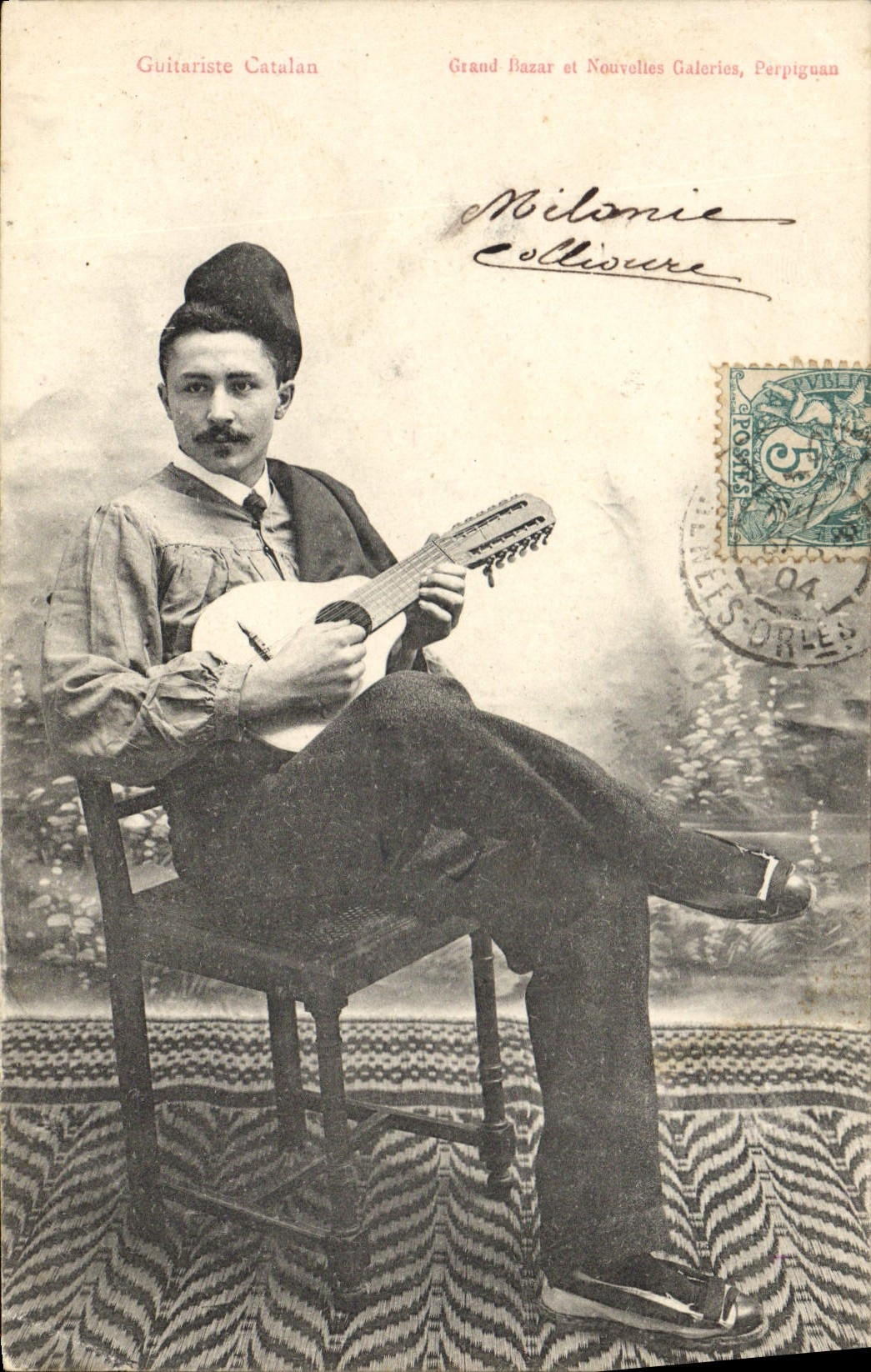 Guitariste Catalan — Grand Bazar et Nouvelles Galeries, Perpignan — Milonie Colliviere