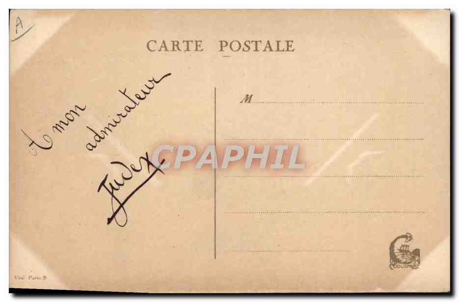 CPM Cinema Rene Creste Judex — Verso