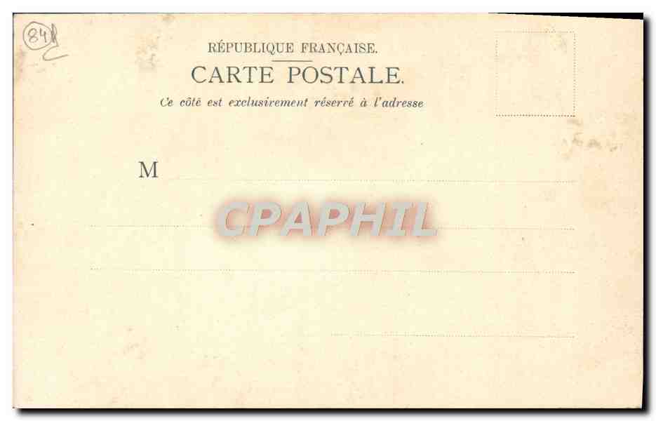 CPA Avignon Remparts — Verso