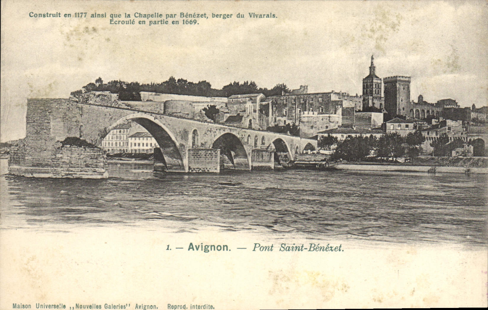 CPA Avignon Pont Saint Benezet