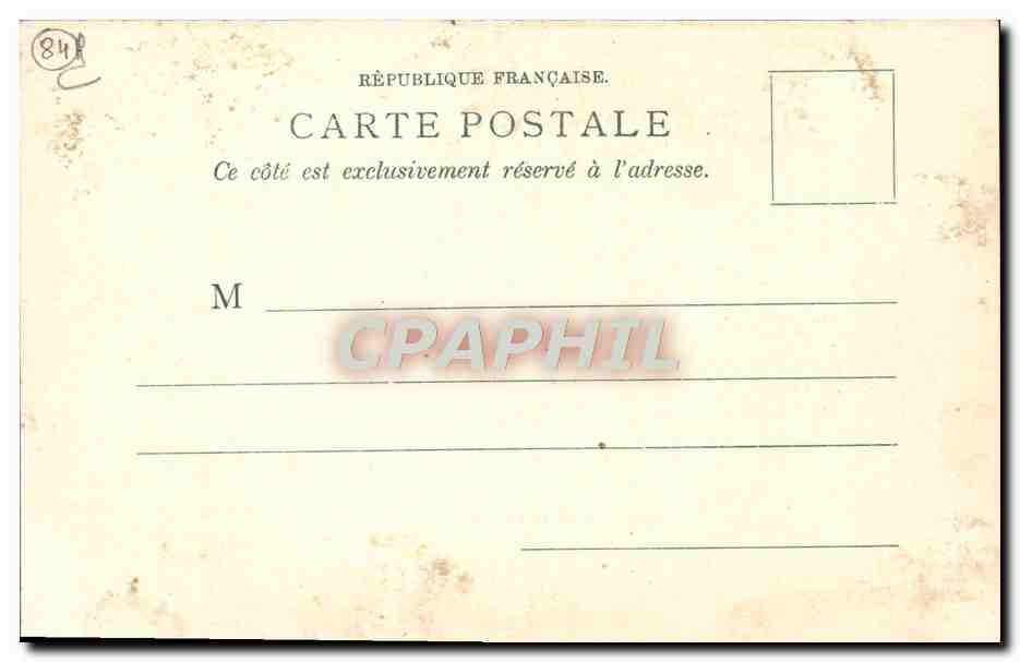 CPA Avignon Pont Saint Benezet — Verso