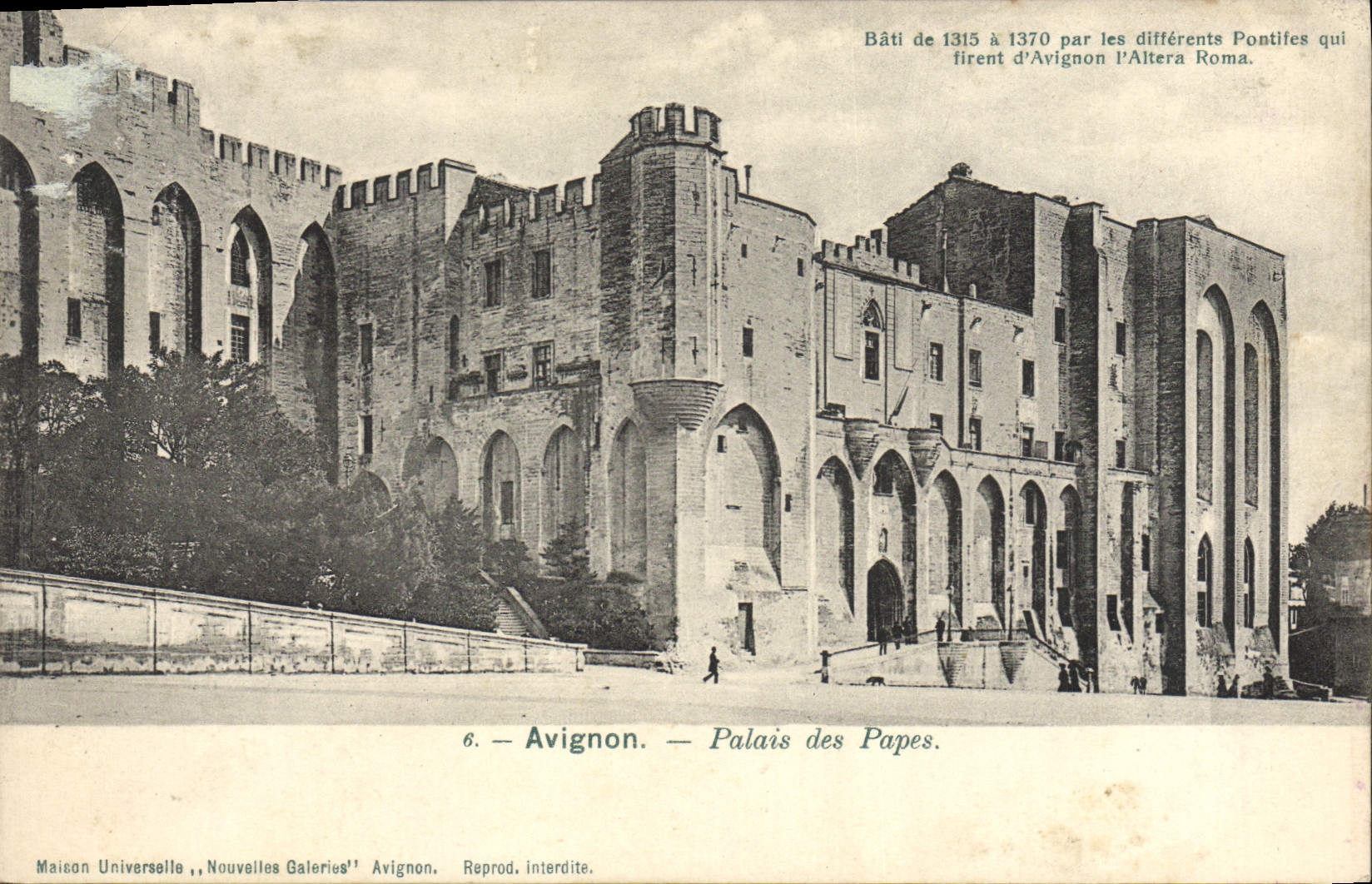 CPA Avignon Le Palais des Papes