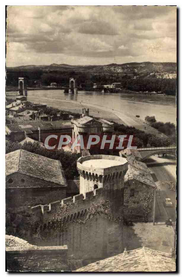 CPM Avignon Le Rhone et le nouveau Pont 
