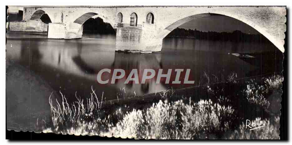 CPM Avignon Le Pont St Benezet Effet de nuit