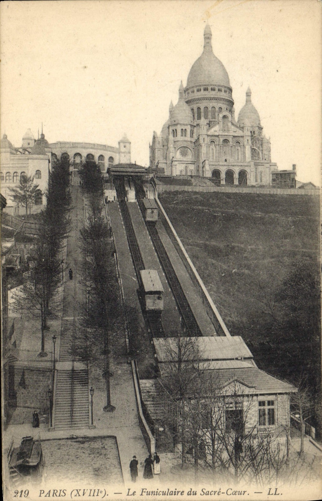 CPA Paris Le Funiculaire du Sacre Coeur