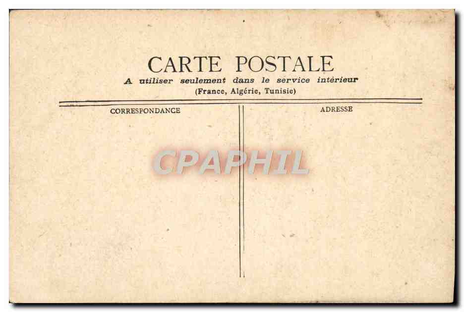 CPA Paris Notre Dame — Verso