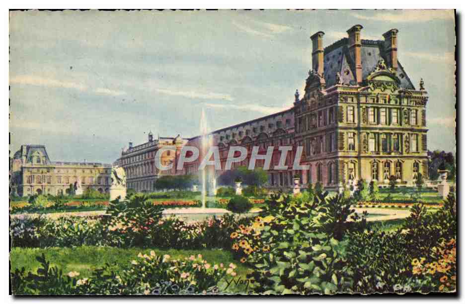 CPA Paris Le Pavillon de Flore au jardin des Tuileries 