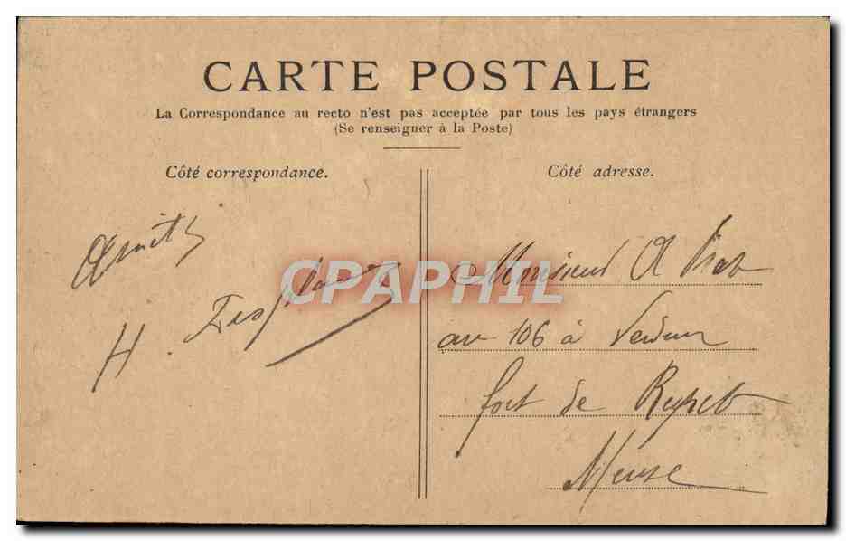 CPA Paris Le Grand Palais — Rückseite