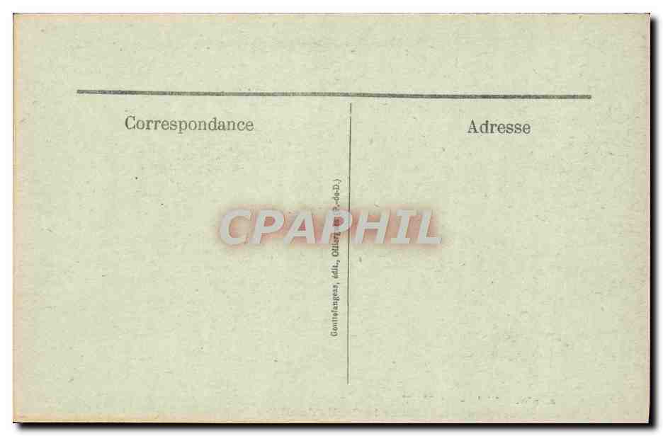 Grotte du Chien — Vestiges de constructions romaines — G. D'O. n° 444 — Royat — Rückseite