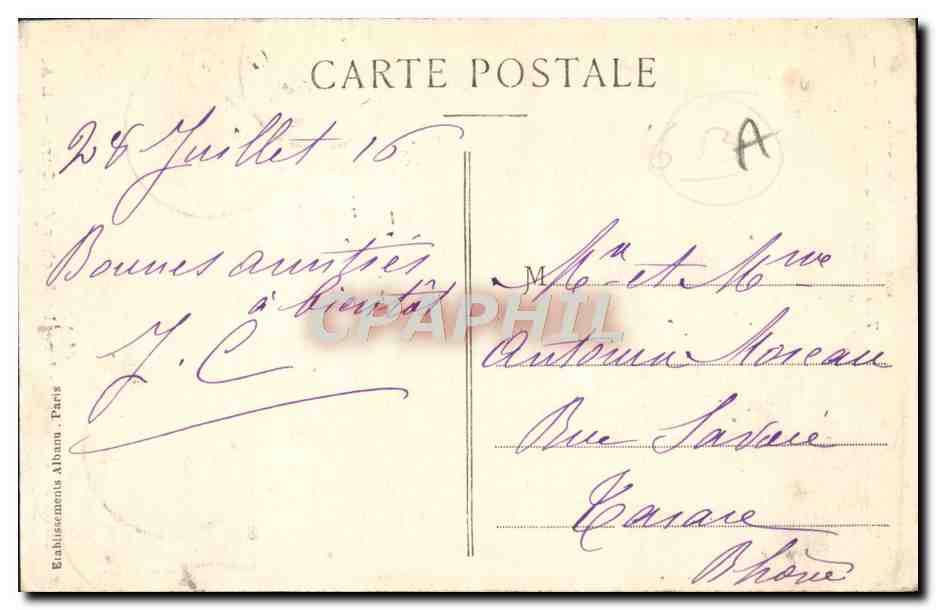 Vallée d'Enfer — Le Rocher de l'Ours — E.A. — Nos Sites d'Auvergne 765 — Région du Mont-Dore — Rückseite