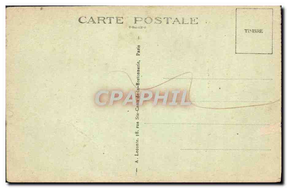 CPA Palais de Versailles La voiture du sacre de Charles X — Verso