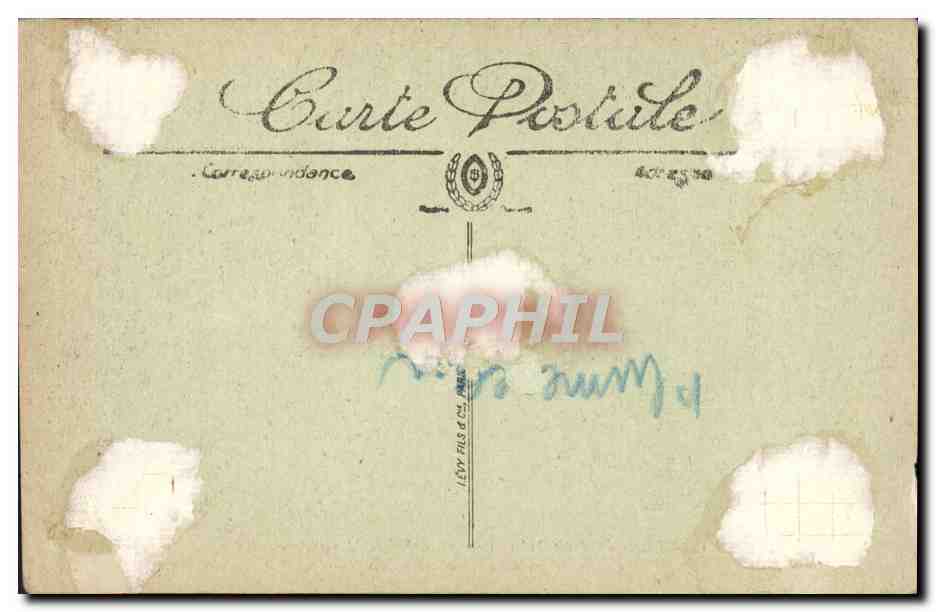 Versailles — Palais du Petit Trianon — Chambre de Marie-Antoinette — LL. n°218 — Verso