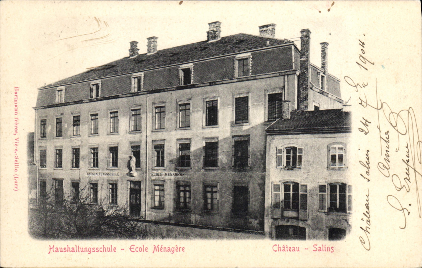 CPA Ecole Chateau Salins Ecole menagere