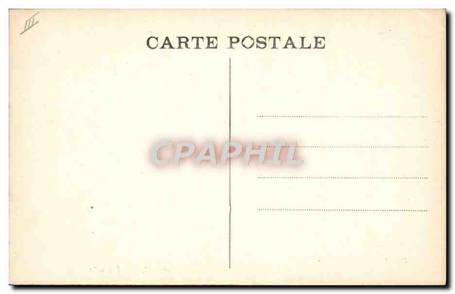 CPA Ecole primaire superieure Un refectoire Carpentras  — Verso