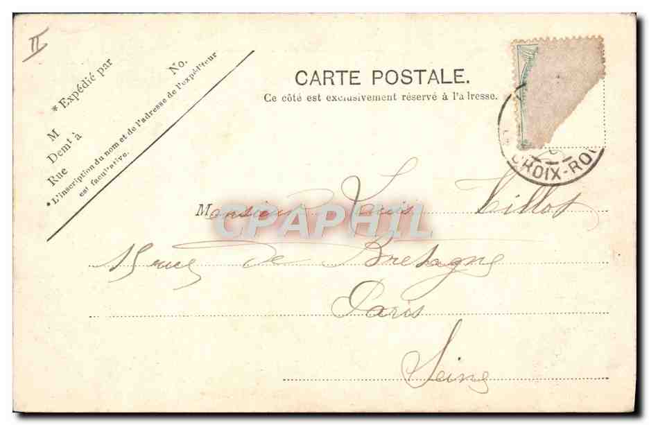 CPA Ecole Normale des Instituteurs Lyon  — Rückseite