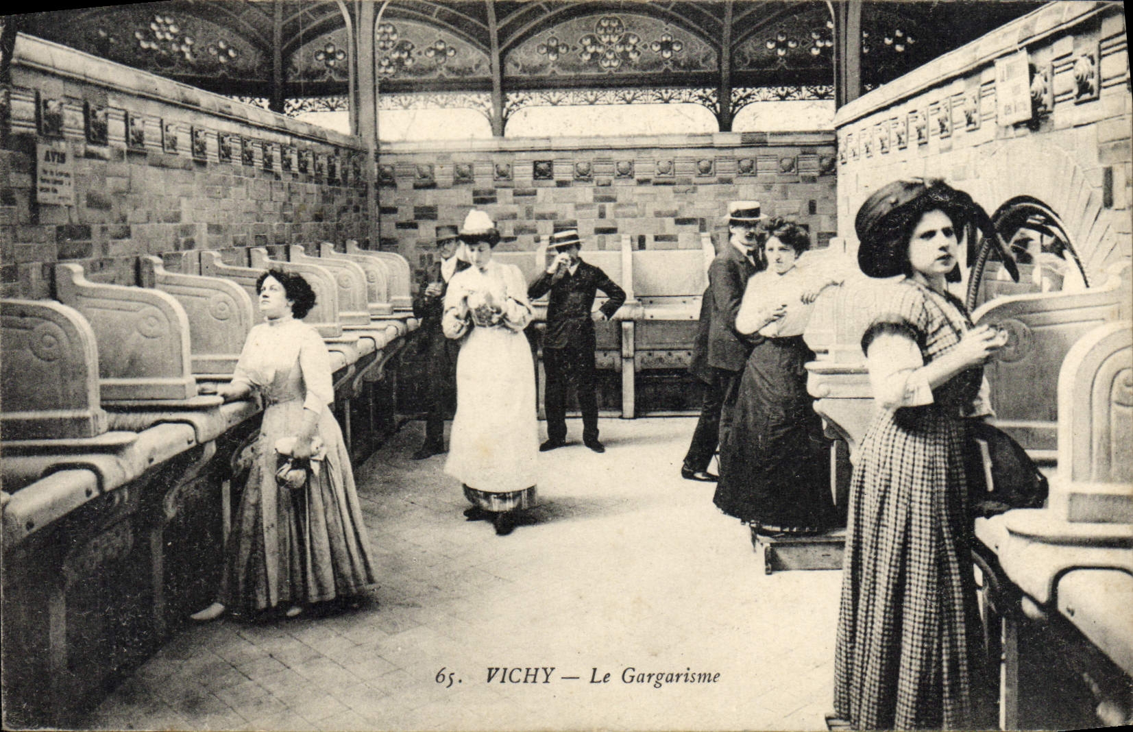 Vichy — Le Gargarisme — Éditeur inconnu, n° 65