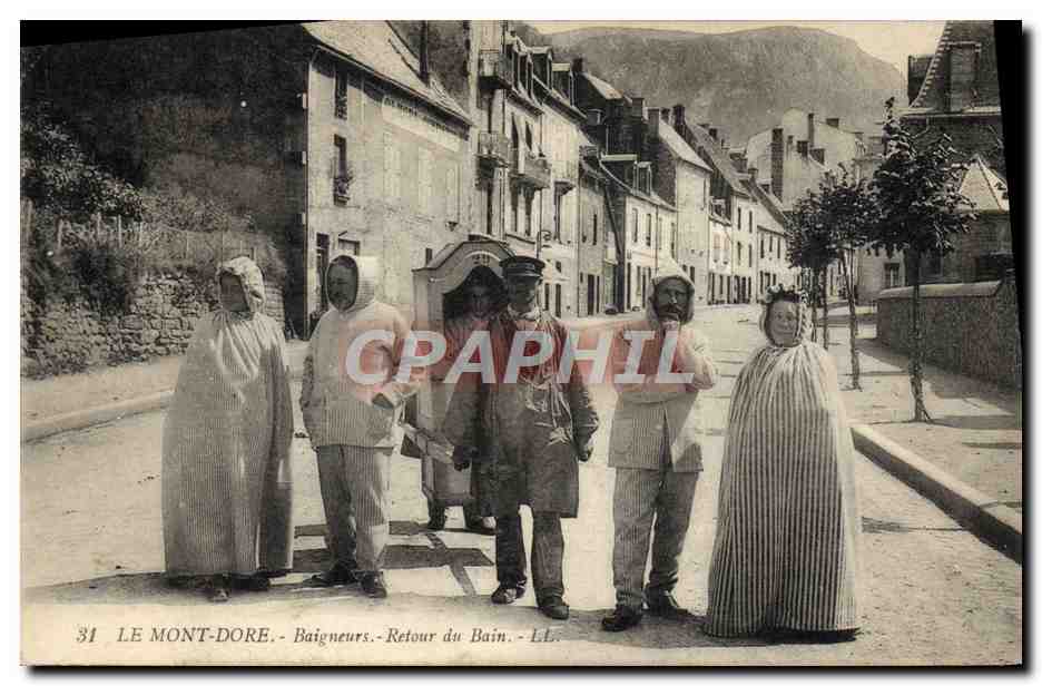 Le Mont-Dore - Baigneurs - Retour du Bain - LL. - n°31