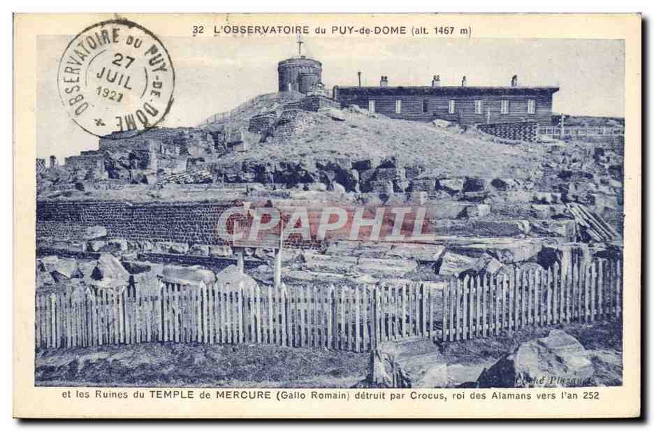 CPA L'Observatoire Du Puy De Dome