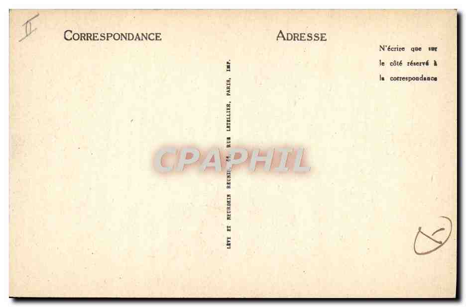 CPA Observatoire De Paris Facade Sud — Rückseite