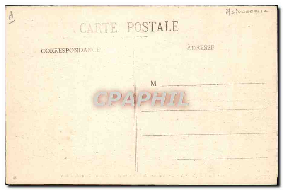 Paris (XIVe Arr.) - Intérieur de l'Observatoire - Musée - Rotonde Ouest — F. F. Paris, n° I — Reverso