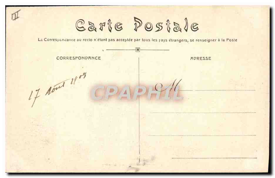 CPA L'Observatoire Du Puy De Dome En Hiver — Rückseite