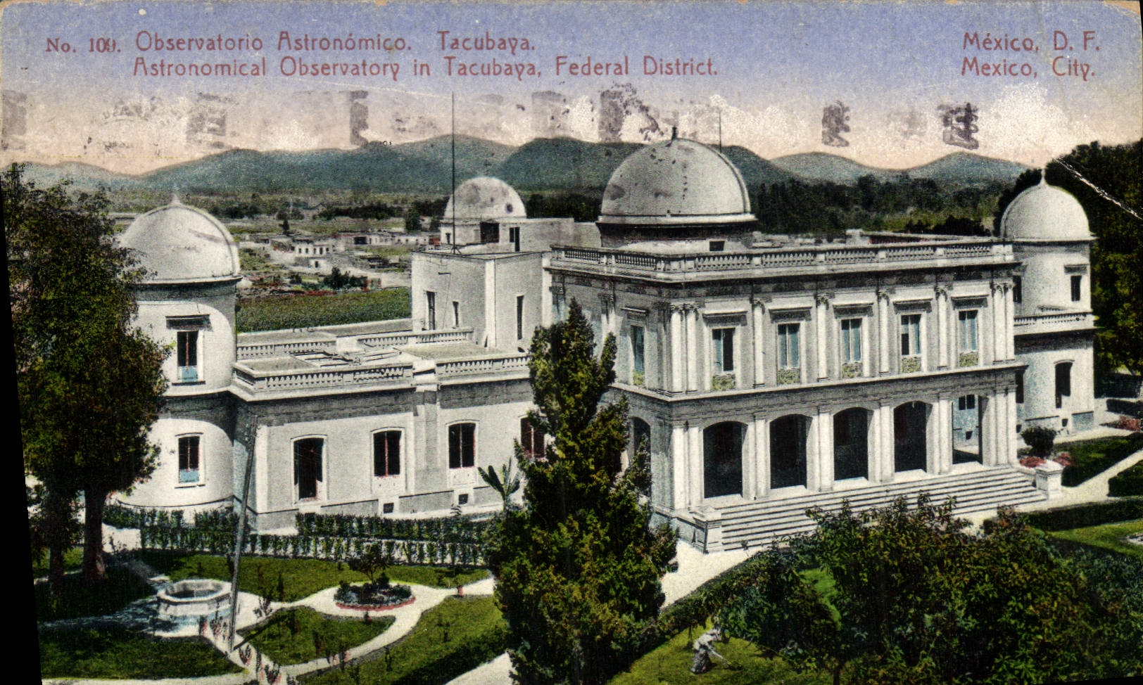 CPA Mexico Observatoire Astronomico Tacubaya Mexique