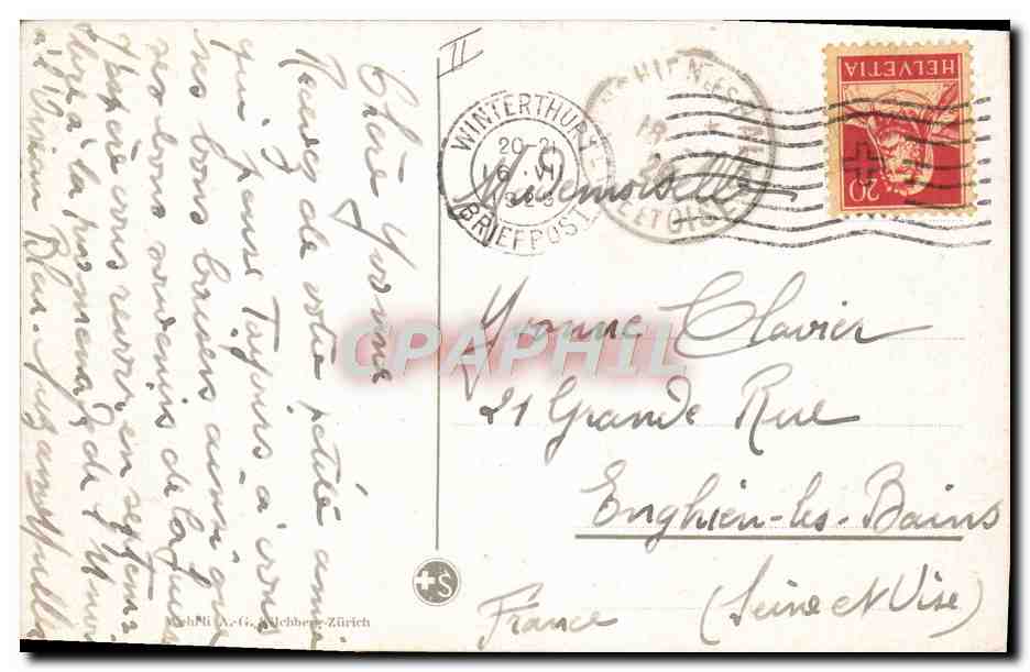 CPA Santis Giptal Und Observatoirum — Rückseite