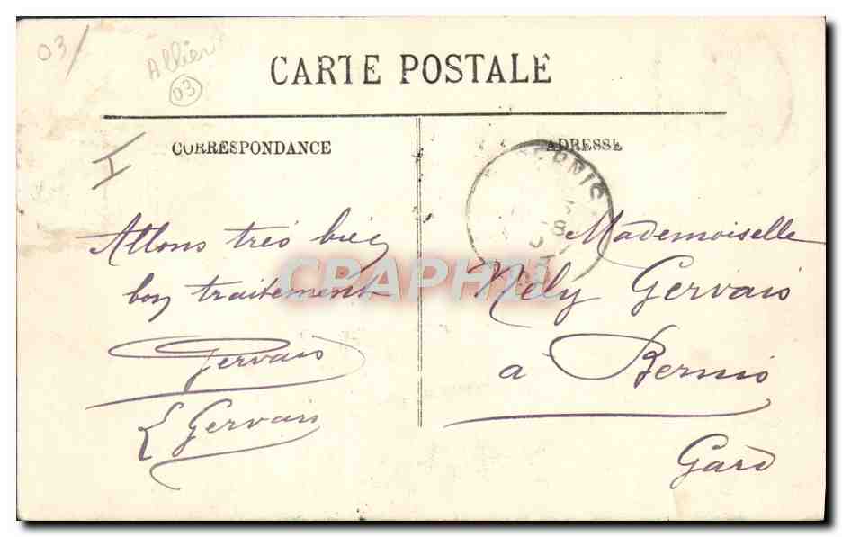 Vichy — Le Golf Club — LL. — n° 345 — Verso