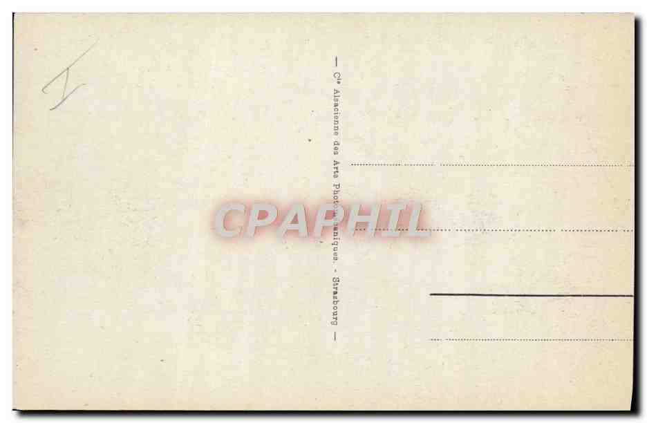 Vichy - Le Golf — éditeur C° Allocations des Arts Photographiques, Strasbourg — Verso
